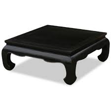 Chinese Ming Style Coffee Table Distressed Black By Chinafurnitureonline 879 00 Hand Applied Distresse Asian Coffee Table Coffee Table Square Coffee Table