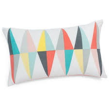 Coussin Arlequin En Coton Multicolore 50 X 30 Cm Coussin Maison Du Monde Coussin Pouf