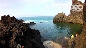 These natural pools in porto moniz, #madeira are filled by tides from the atlantic ocean and surrounded by lava rocks. Natural Pool Of Seixal Madeira Island Youtube