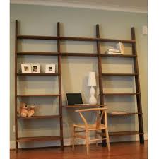 But, sometimes it becomes a problem when you don't have any. Leaning Book Shelf With Integrated Desk Space Modern Stylish 800 Interior