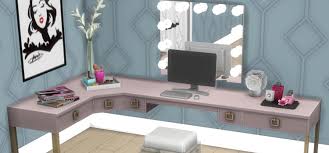 The atlantic gaming desk won't win any prizes for being particularly classy or roomy, but it is great at fitting into tight spaces and comes with a ton of extra features. Sims 4 Vanity Dressing Table Cc All Free Fandomspot