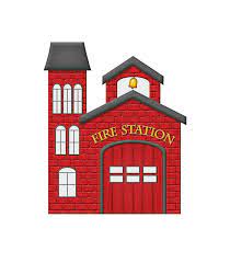 Red Fire Station Image Rr Fire Station Poster Fire Station Poster Wall Art Kids Room Print Rr Wall Decor Fire Station Firetruck Birthday Firefighter Birthday