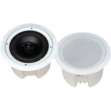 Pyle Pro Pdpc62 6 5 Enclosed Two Way In Ceiling Speaker System Pair Ceiling Speakers Speaker System Ceiling Installation