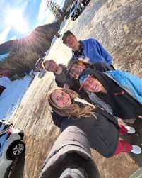 Some of the waterski team took