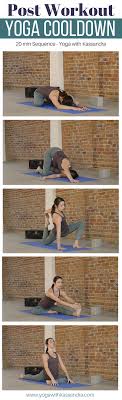 Post Workout Cooldown 5 Best Poses For Athletes Yoga With Kassandra Cool Yoga Poses Yoga Post Workout Yoga