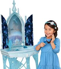 Amazon Com Disney Frozen 2 Elsa S Enchanted Ice Vanity Includes Lights Iconic Story Moments Plays Vuelie And In Disney Frozen Disney Toddler Girl Gifts