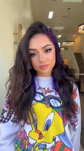 The minecraft skin, black guy with purple hair, was posted by zombiechicken147. Purplehair Hashtag Videos On Tiktok