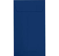 LUXPaper #5 1/2 Coin Envelopes, 80 lb. Navy Blue, 3 1/8 x 5 1/2, 1000 Pack