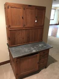 Available for your bidding pleasure we have this early 1900's oak full size hoosier cabinet.many homes were; Antique Oak Hoosier Kitchen Cabinet W Jars Sifter Estate Personal Property Furniture Cabinets Cupboards Online Auctions Proxibid