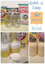 quick and easy diy laundry soap the