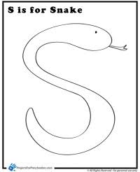 Let your kids to reveal all the imagination! S Is For Snake Coloring Page Projects For Preschoolers
