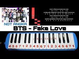Not Pianika Fake Love BTS - YouTube