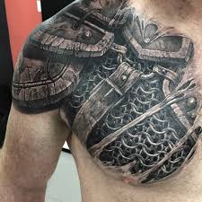 Shoulder armor cover up tattoo. Tattoo Uploaded By Kirill Mamontov Armor Armortattoo Witchertattoo Witcher Fantasy Madmamont 834980 Tattoodo