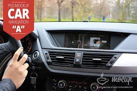 Car Navigation Psd Mockup A Navigation Design Car Navigation Mockup Psd