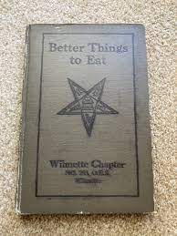 Antique Masonic Cookbook Order of Eastern Star 753 - Wilmette Illinois 1922  | eBay