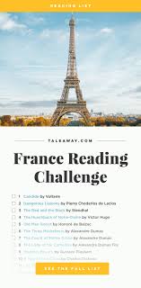Books Set In France French Novels French Novel Paris Books Reading Challenge
