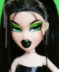 Aesthetic wallpaper black and gold. Uploaded By Bassmoon Find Images And Videos About Grunge Aesthetic And Green On We Heart It The App To Get Lost In Bratz Doll Makeup Doll Makeup Brat Doll