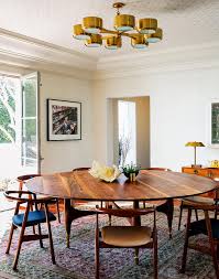 Where Howard Hughes Was Underfoot Mid Century Modern Dining Room Oval Table Dining Mid Century Modern Dining