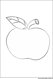 Apfel Ausmalbild Zum Ausdrucken