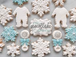 Baby Shower Winter Theme Ideas Winter Baby Shower Cookies A Little Snowflake Is On Snowflake Baby Shower Winter Baby Shower Themes Christmas Baby Shower