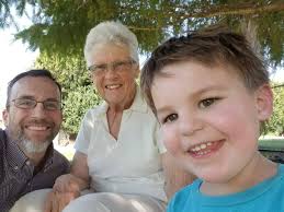 Our sweet Dottie (to my left holding her granddaughter) said goodbye to her  Mother tonight. We love you so much Dottie. Our hearts and prayers have  been, and will continue to be