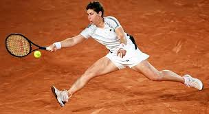 Carla suarez navarro is back hitting on a tennis court as she undergoes cancer treatment. Ztwfhjjk0pobym