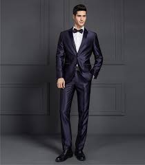 Most men's brands offer up different interpretations of the wardrobe staple, which means stores are filled with a wide array of choices for discerning shoppers. 2019luxury Men Shiny Blue Black Gray Groom Wedding Custom Slim Fit Suit Two Buttons Male Formal Suit Men Suits For Wedding Suits Aliexpress