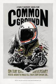 Harley Davidson Common Ground Ilustrator Gambar Lukisan
