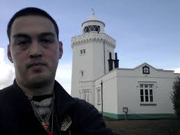 Latarnia od strony klifu.