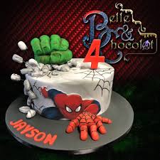 Spiderman Cake Hulk Birthday Cakes Hulk Cakes Spiderman Birthday Cake
