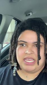 Man Yelling in Black Woman Face Maga Hat