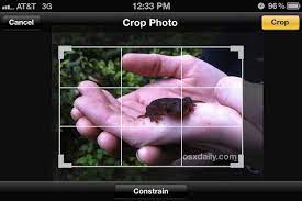 If your picture is very large, you can resize it and save it so that it makes a smaller file. Crop Images On Iphone Ipad Easily With Photos App Osxdaily