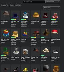 None Of These Hats Are Black Roblox