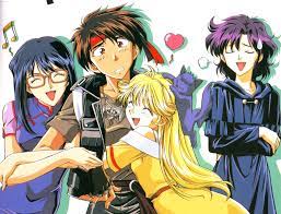 A certain dark sorcerer is forced to play bodyguard for totokanta's 'princess'. Orphen Cleo Everlastin Leki Azalie Cait Sith And Stephanie Majutsushi Orphen Danbooru