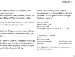 Es dient ihnen zur orientierung für ihre eigene wohnungsbewerbung. Leitfaden Zur Wohnungssuche In Stadt Und Landkreis Osnabruck Pdf Kostenfreier Download
