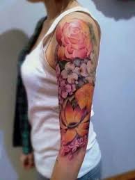 Tattoo Fiori Di Pesco Cerca Con Google Tatuaggi Colorati Tatuaggi Braccio Idee Per Tatuaggi