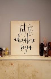 Let The Adventure Begin New House Entry Way Wooden Decor New Homeowner Couple Housewarming Gift Good Vibes Quote On Wood Print Rustic New Home Quotes House Warming Gifts Good Vibes Quotes