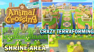 This Island Took Terraforming To A New Level Animal Crossing New Horiz Animal Crossing Animal Crossing Funny Island Tour