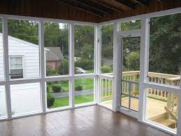 Screened Porch W Tempered Glass Panels On Lower Sections Glass Porch Screen Porch Panels Porch Windows