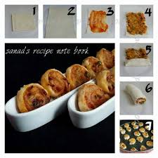 Veg Pinwheels Sanaa S Recipe Note Book Original Signature Recipes