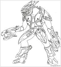 Printable halo 5 free coloring page. Halo 3 Elite Coloring Pages Cartoons Coloring Pages Coloring Pages For Kids And Adults
