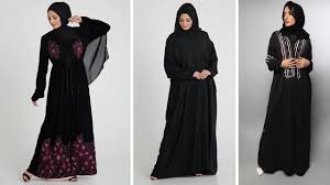 عبايات المحجبات سوداء موضة 2021 شيك black abayas fashion dresses nun dress