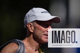 Ingemar Stenmark of Sweden ahead of competing in men s M65 pole vault final  during day