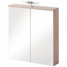 Homfa spiegelschrank badezimmerschrank badschrank spiegel mit doppeltüriger badezimmerspiegel wandschrank verstellbaren einlegeböden holz weiß 70x15x60cm. Badezimmer Spiegelschrank Poco