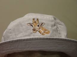 Giraffe Wildlife Xl Bucket Hat One Embroidered Women Men Cap Etsy Hat Embroidery Bucket Hat Embroidery Embroidered Giraffe