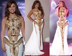 إطلالات النجمات العربيات في عطلة نهاية الأسبوع جمالك Dresses Formal Dresses Gowns