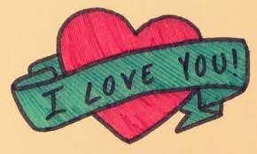 Heart Banner Love Drawing Color Iloveyou Drawings Color Banner