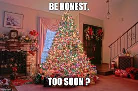 Decorations something put up in or on the house or added to a. 33 Too Early For Christmas Meme Because It S Just Too Soon