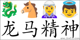 龙马(拼: lóng mǎ jīng shén) | 语词📕