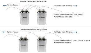 A typical good example of capacitor. Capacitors Series And Parallel Hvac School